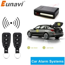 

Eunavi Universal Car Alarm Systems Auto Remote Central Kit Door Lock Keyless Entry System Central Locking With Remote Control