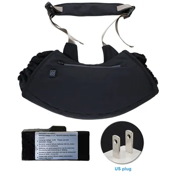 

Electric Hand Warmer Wear Resistant Adjustable Temperature With Pockets Rechargeable Oxford Cloth Soft Outdoor Winter Camping