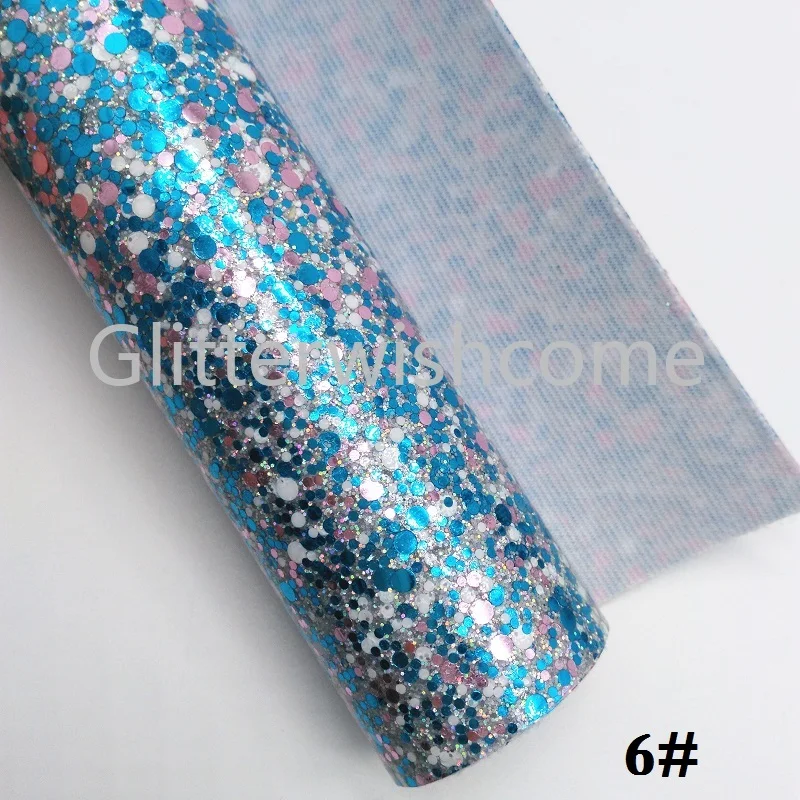 Блестящая кожа 30X134 см, блестящая кожаная ткань для бантов, GM390