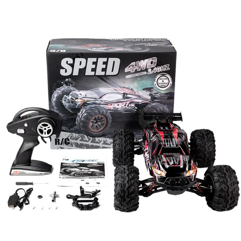 US $126.49 Rc Car 24g 110 4wd Brushless High Speed 60kmH Vehicle Models Truck OffRoad Vehicle Buggy Rc Electronic Toy Rtr Gift For Kids