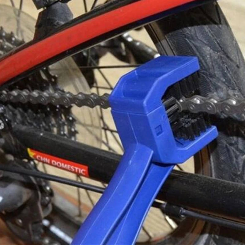 Щетка для очистки цепи для уличной очистки скруббер инструмент для удаления пыли Мотоцикл Велосипед Велоспорт Шестерня очиститель Wh
