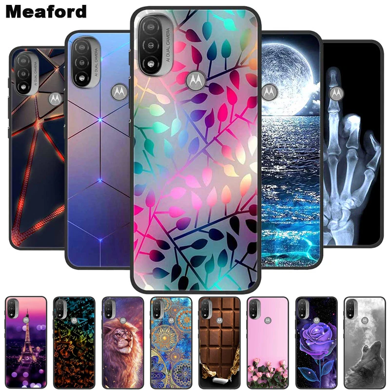 For Moto E20 Case Shockproof Soft Silicone Back Cover For Motorola Moto
