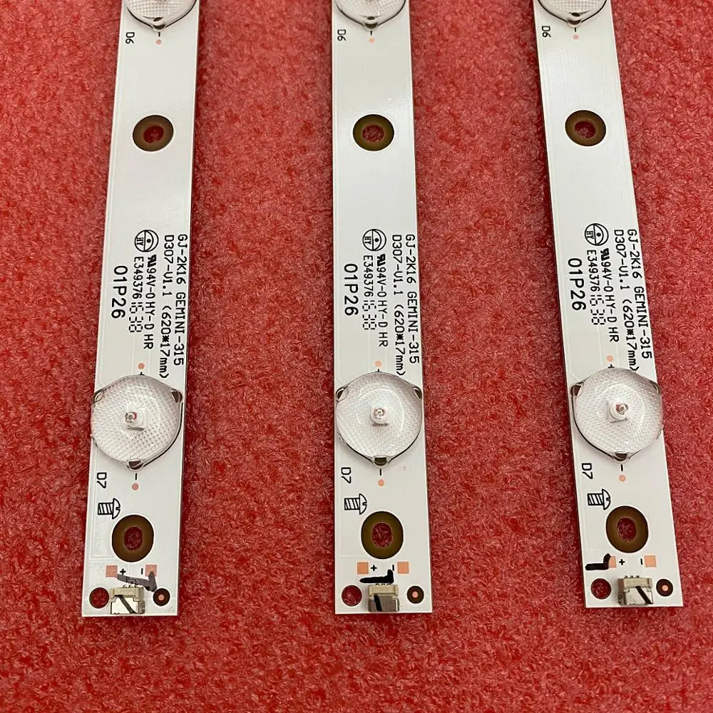 3 шт. светодиодный подсветка полосы для 32PHT4201/60 32PFT4131 32PHH4101 KDL 32R330D 32LJ500V 32LH500D 32PFS6401