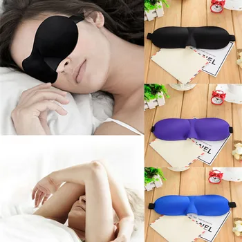 

5 Colors Unisex Travel Portable Eyepatch Breathable 3D Sleep Mask Soft Sponge Natural Sleeping Eye Mask Blindfold Sleep Aid