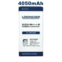 LOSONCOER HB474284RBC батарея 4050 ма-ч для huawei Honor 3C Lite C8816D C8816 G521 G615 G601 G620 Y635 Y523 Y625-U32 Y625 Y625-U51