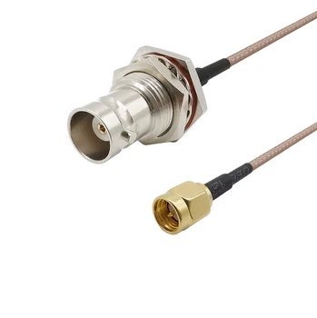 

RF Extension BNC Cable SMA Male Plug to BNC Female Jack Bulkhead RF RG316 RG316D RG178 Coaxial Cable In Wire Connector