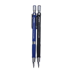 Crayon porte plomb 2B bleu noir 2.0mm, 1 pièce, crayon mécanique de dessin pour croquis, papeterie scolaire et de bureau 