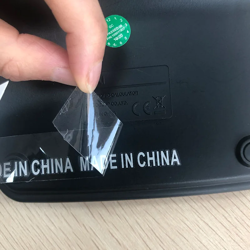 Пользовательская наклейка s/печать этикеток с логотипом/Прозрачная Клейкая