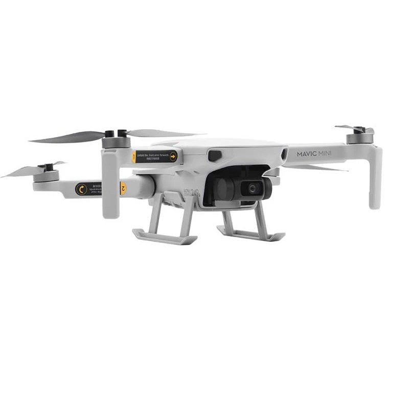 Buy mavic mini landing gear tray bracket body bottom case protection leg & 2pcs lens film for dji mini drone Accessories