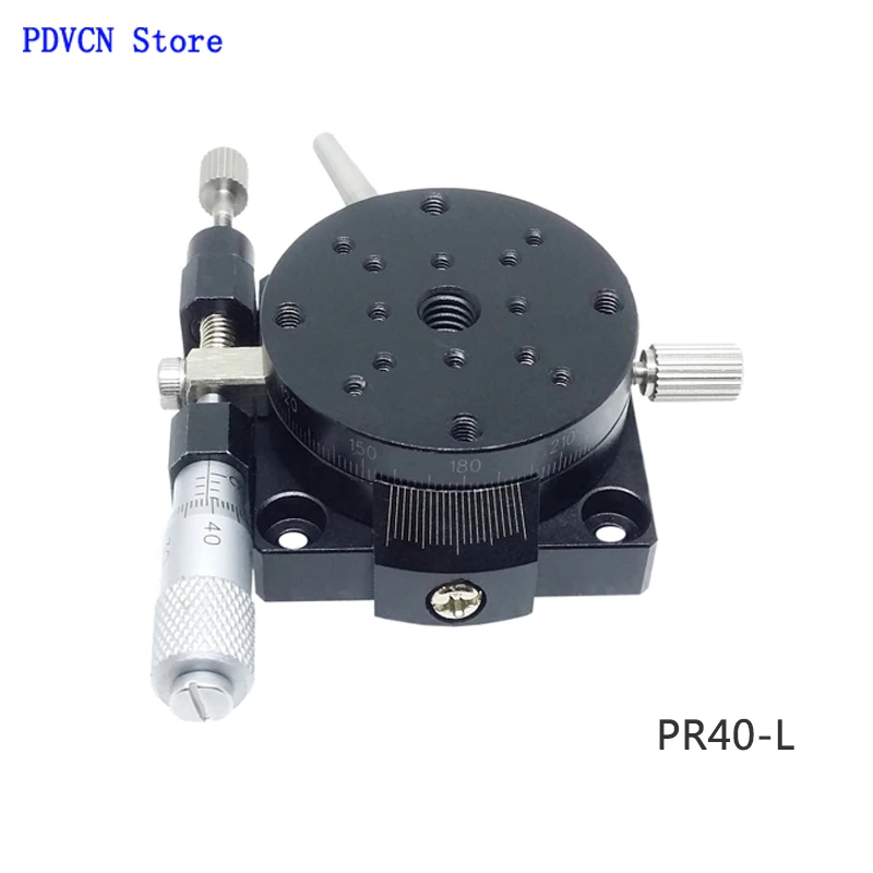 

PR40-L Manual Rotation Stage Manual rotary table indexing plate 360 ° turntable manual indexing plate