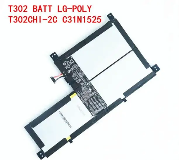 Новые оригинальные Батарея для ASUS T302 Батт LG-POLY T302CHI-2C серии C31N1525 11,4 V 39WH