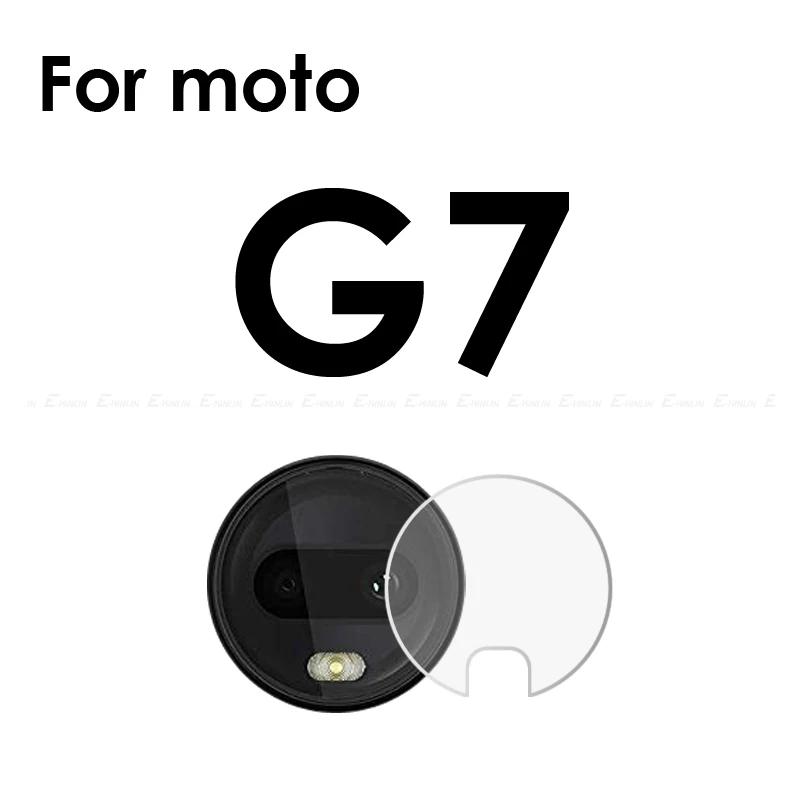 Задняя крышка объектива камеры из закаленного стекла для Motorola Moto G7 G6 G5S G5 G4 Plus power Z2 Z Force Play Защитная пленка для экрана - Цвет: For Moto G7