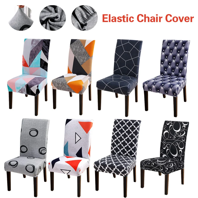 1PC Floral Print Chair Cover Dining Elastic Chair Covers Spandex Stretch Elastic Europe Style Anti dirty Removable 1/2/4/6piece|Chair Cover| - AliExpress