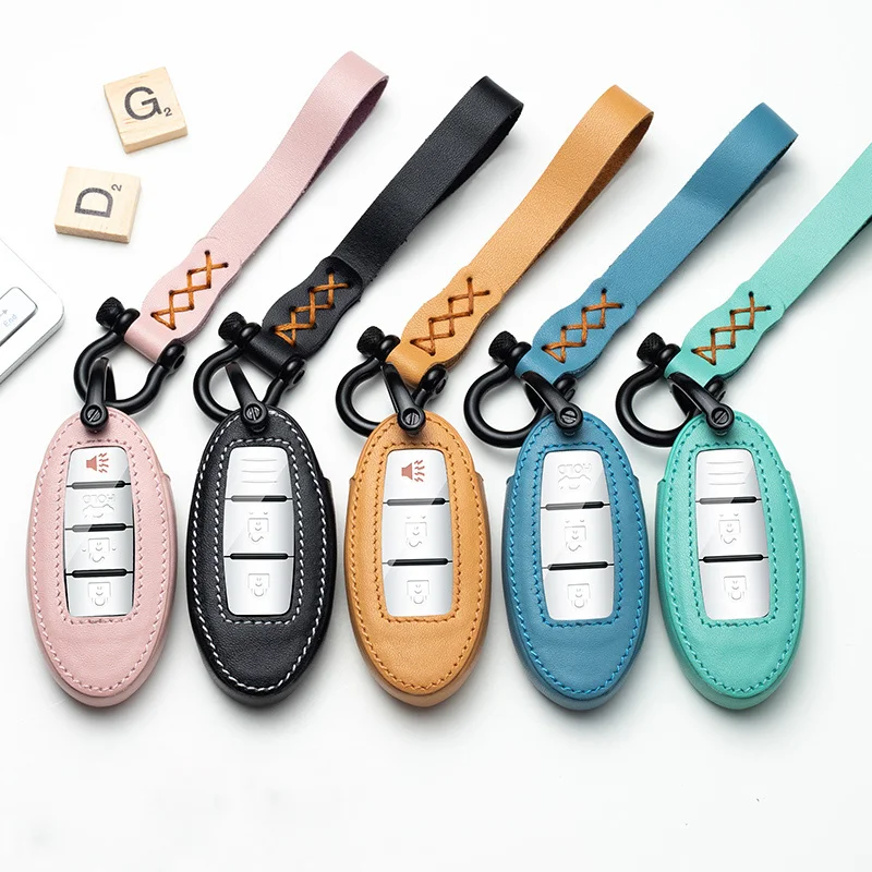 

Car Key Cover Case Protection for Nissan Tidda Livida X-Trail T31 T32 Qashqai Teana March Juke For Infiniti EX FX G25 FX35 EX35