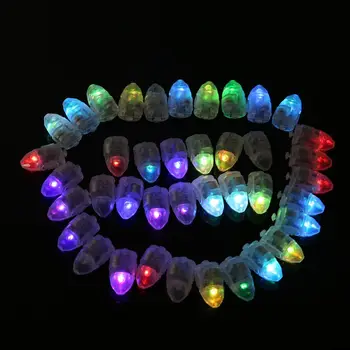 

50pcs/lot Colorful LED Lamps Balloon Lights for Paper Lantern Balloon Christmas Party Decoration Light Halloween Decorations