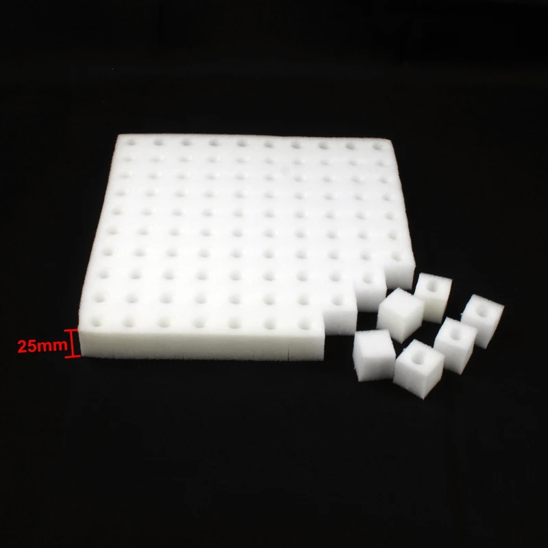 1-30pcs 250mm by 250mm Nursery Sponge Gardening Hydroponics Sponge Vegetables Hydroponics Sponge for Garden Supplies