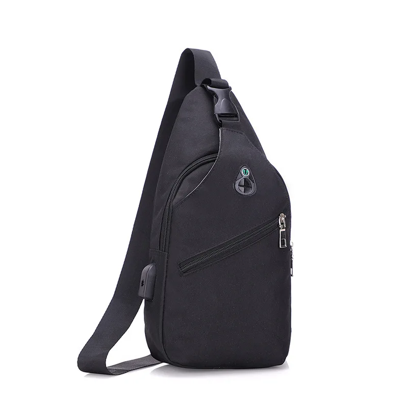

Chest Pack Men's 2019 New Style Korean-style Canvas Backpack Fashion MEN'S Single-shoulder Bag Shoulder Bag Wallet