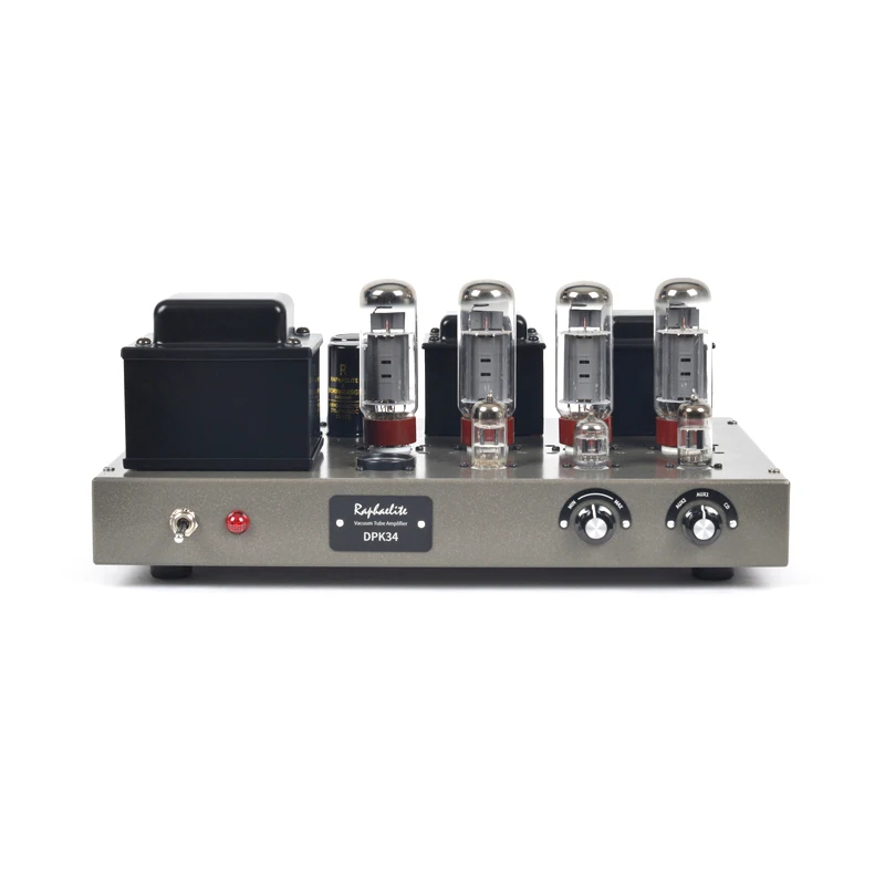 

Raphaelite EL34 tube push-pull tube amplifier HIFI amplifier DIY kit，Output power: 2*28W，Frequency response 15Hz-45KHz