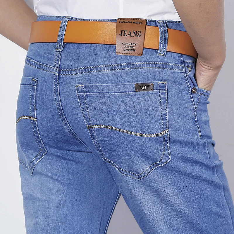 Xuansheng, прямые мужские джинсы, хлопок, мягкие, тянущиеся, удобные, прямые, брендовые, классические, длинные штаны, модная уличная одежда, джинсы