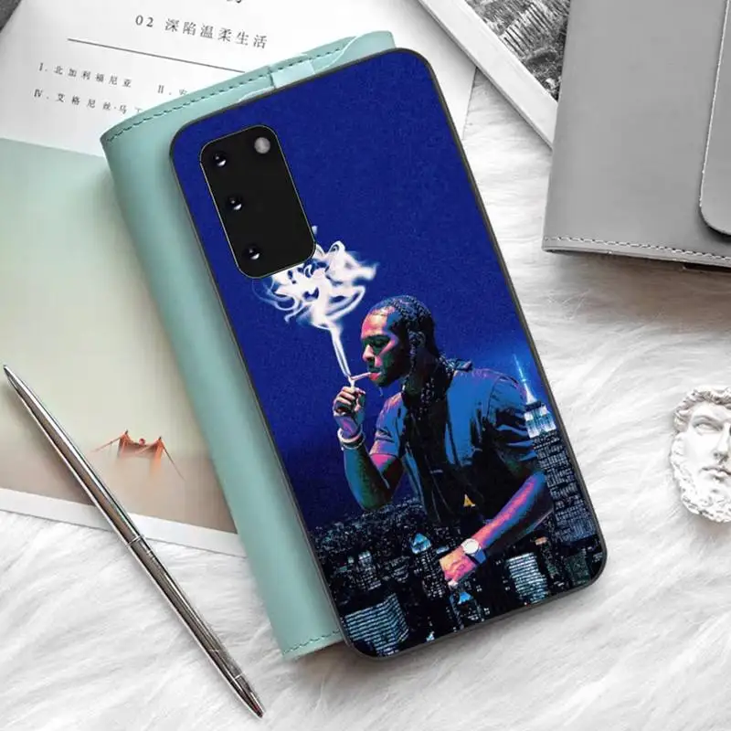 TOPLBPCS Rapper Pop Smoke мягкий резиновый чехол для телефона Samsung S6 S10 5G S7 EDGE S8 S9 S20 PLUS