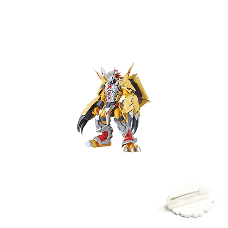 Details about   Digimon Adventure Piemon WarGreymon War Greymon Garurumon Badge Brooch Pin Gift 