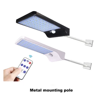 

Aluminum pole 48/36 LED Solar Power Street PIR Infrared Motion Sensor Wall Lamp Energy Saving Waterproof Outdoor Garden Security