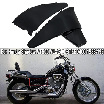 

Gloss Black Motorcycle Fairing Cover For Honda Shadow VT600 STEED 400 88-98 Part
