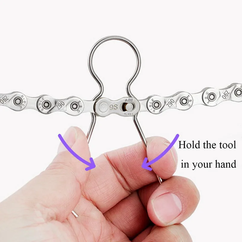 

Bicycle Repair Tools 304 Stainless Steel Chain Link MTB Road Bike Chain Hooks Connecting Aid Tools