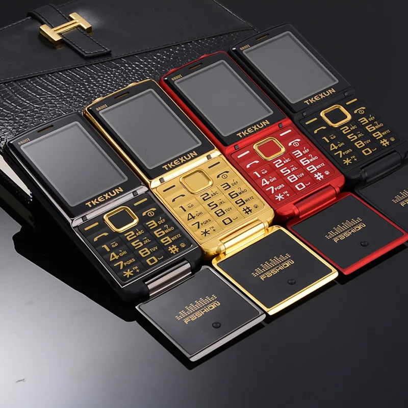 

New Style 8800i Bluetooth Flip Mobile Phone Family Affection Dial Dual Card Dual Standby Big Button Feature Elder's Mobile Phone