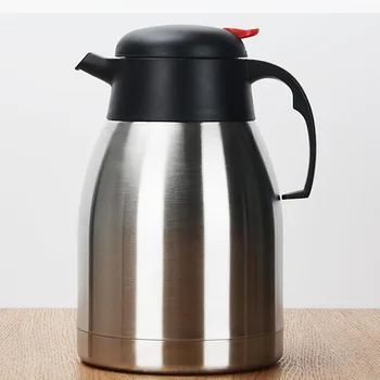 

1.5L Stainless Steel Vacuum Insulation Pot Simple And Fashionable Office Insulation Coffee Pot Kettle
