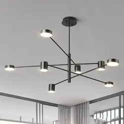 Современные светодиодные люстры потолок Nordic кулон Крытый лампы для мотоциклов для гостиная ресторан спальня люстра освещение Lampadari дома