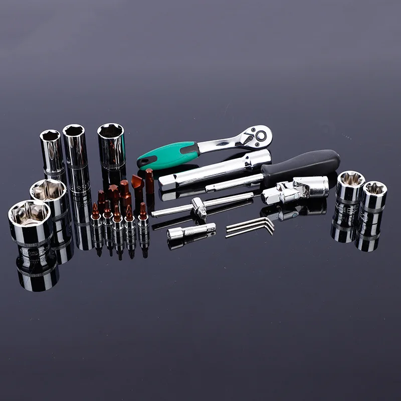£43.14 Factory Direct Sale 108 Pieces Of Sleeve Combination Toolbox Car