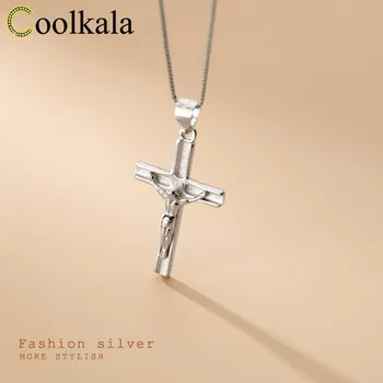 

Coolkala silver simple fashion personalized cross exquisite single pendant