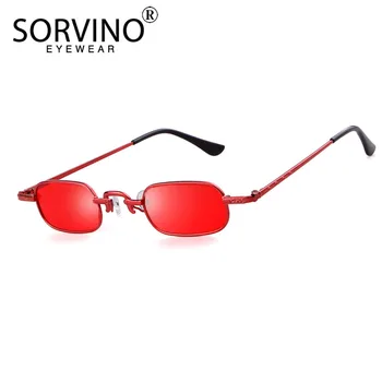 

Skinny Small Rectangular Sunglasses 2020 Women Men 90s Brand Designer Steampunk Goggles Tiny Red Square Sun Glasses Shades SP220