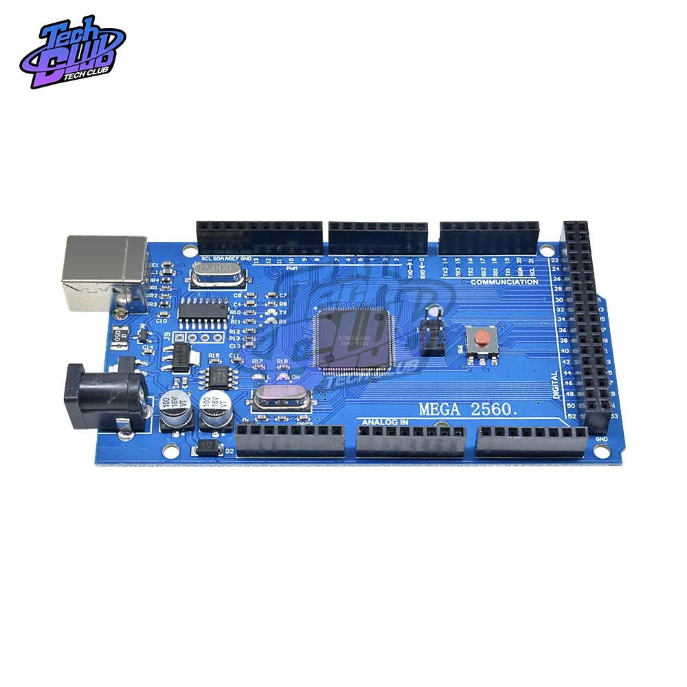 MEGA2560 MEGA 2560 R3(ATmega2560-16AU CH340G) AVR USB плата(Lan) для Arduino