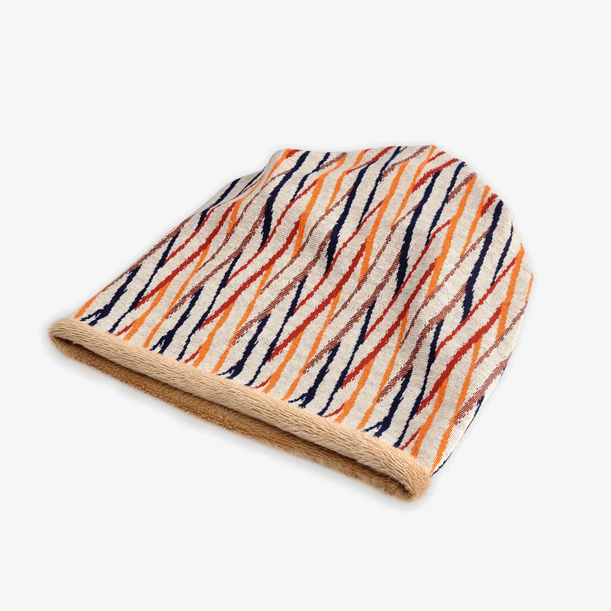 Плюс бархат жаккард Skullies шапочки шапка с отверстием для хвоста шейный платок Мужчины Женщины Осень Зима Открытый ветрозащитный Теплый