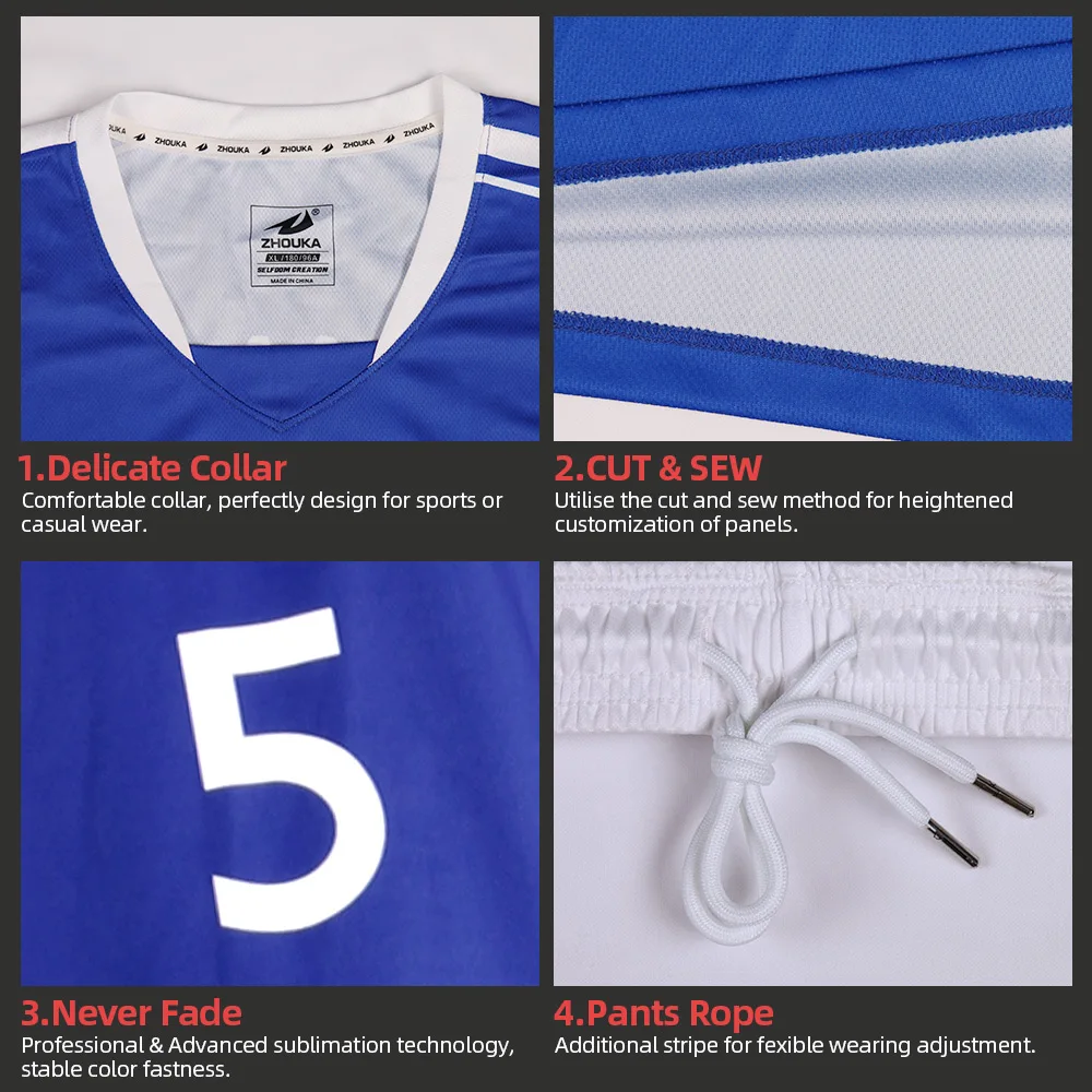 New Men Women Sports Volleyball Uniforms Blank Name Number Sporting Training Suit Volleyball Sets