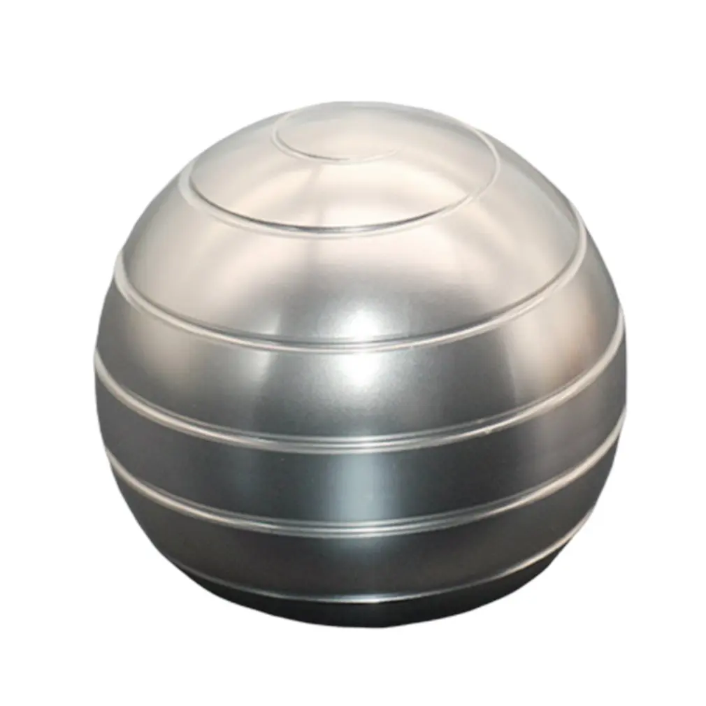 45MM Silver Светящаяся зарядка, непрерывная игра, рука, поворот пальца, Роллинг, игрушка, освещающая, летающий, праздничный подарок, воздушный Спиннер - Цвет: 45MM Silver