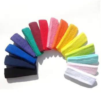 

Elastic Sweatband Sports Yoga Gym Headband Anti-Slip Women Men Breathable Basketball Fitness Yoga Volleyball Cycling Hair Band