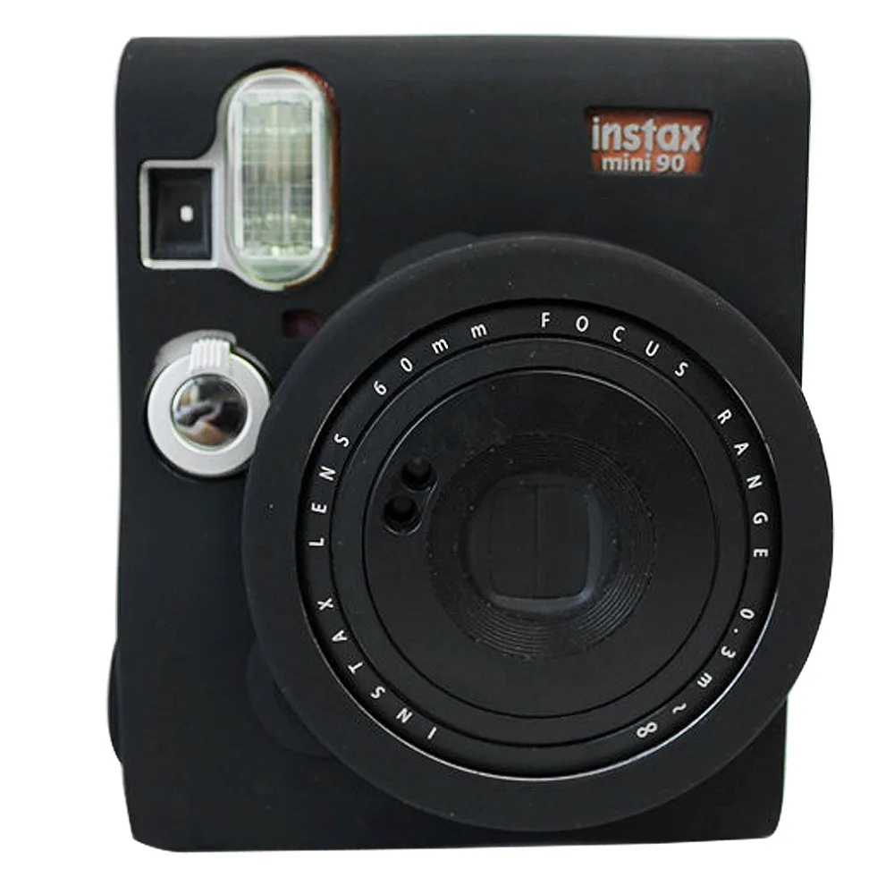 Резиновый защитный силиконовый чехол, мягкий чехол для камеры для Fujifilm Instax Mini 90 NEO, защитная рамка для камеры, кожаный чехол