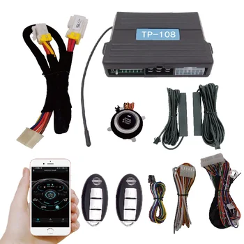 

Push start keyless entry Remote engine Start for Ni ssan use 4G or 2G APP control vehicle module is optional