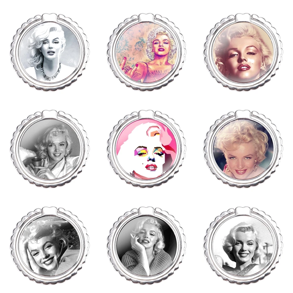 Marilyn Monroe Cell Phone Ring Holder Finger Stand Kickstand Metal Grip Cartoon Design Fashion Creative | Мобильные телефоны и