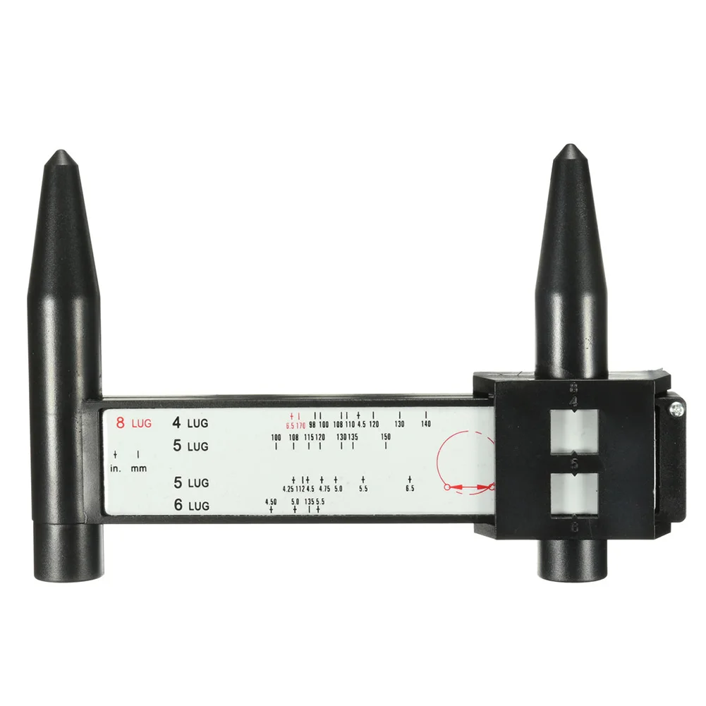 

Quick 8 Lug Portable Hole Pitch PCD Bolt Pattern Accurate Hand Held Practical Measuring Tool Wheel Spacer Gauge