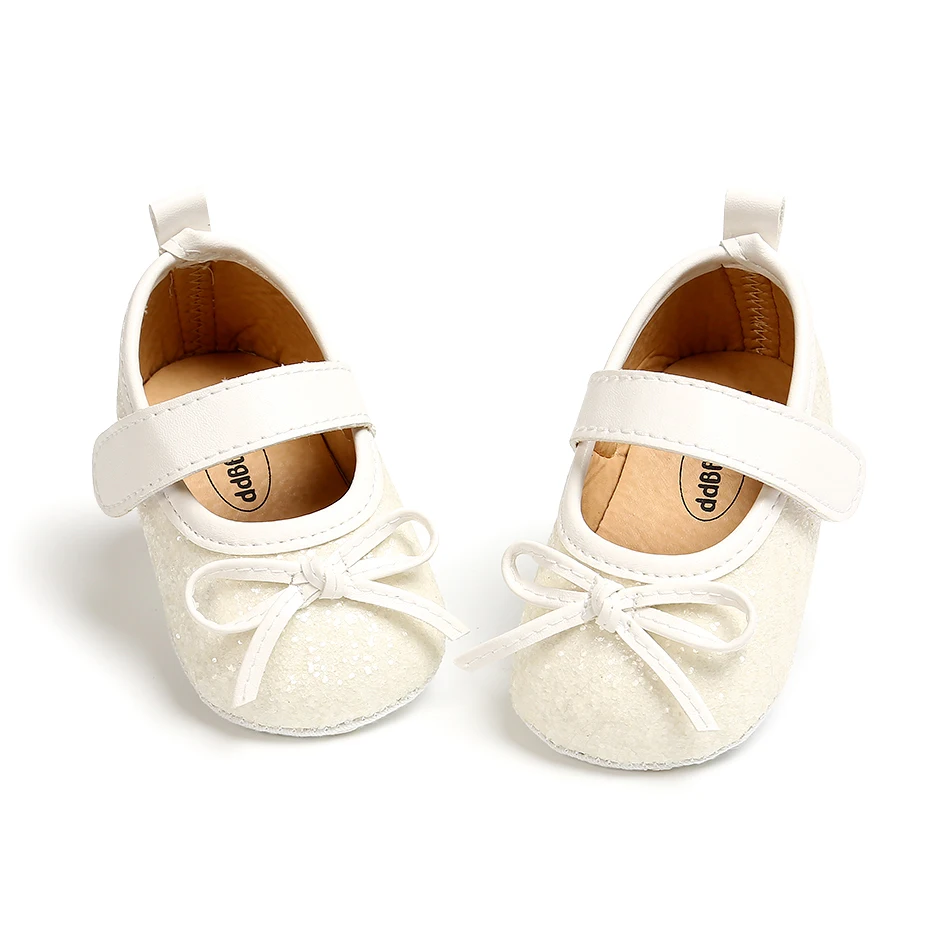Для первых шагов новорожденных, для малышей из искусственной кожи мягкая подошва кроватки обуви; обувь для новорожденных; платье с пайетками для маленьких девочек Летнее платье принцессы обувь 2020y