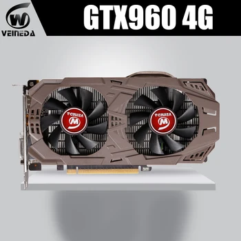 

VEINEDA Graphics Cards Original GTX 960 4GB 128Bit GDDR5 1203MHz/7012MHz Video Card for nVIDIA Geforce GTX960 Hdmi Dvi Card