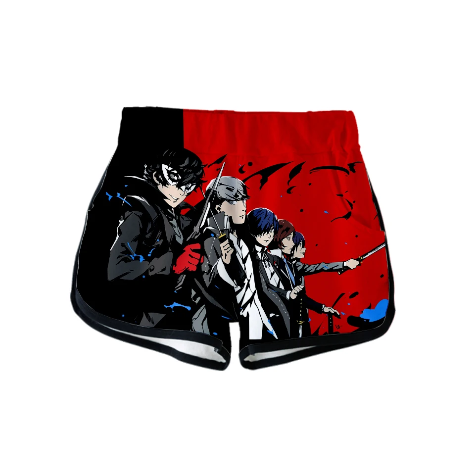 Persona 5 3D печатных шорты для женщин Harajuku модные шорты в уличном стиле горячая распродажа Повседневная одежда для девочек летние короткие штаны