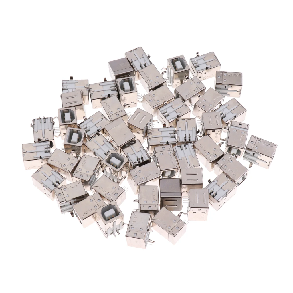 50x USB Тип B гнездо 90 градусов SMT разъем для пайки|USB-гаджеты| |