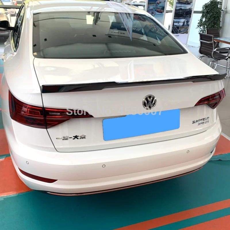 

For VW Jetta 2019 ABS Material Car Rear Wing Primer Color VW Jetta Rear Spoiler for Volkswagen New Jetta Spoiler