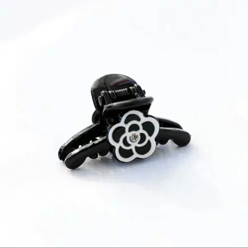 4cm black 9,8 элегантные цветочные Когти для волос заколка-краб заколка для волос заколки для девочек женские аксессуары для волос Головные уборы DI6 - Цвет: 4cm black