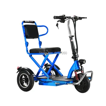 

Best selling lightweight folding lithium battery for the elderly three-wheeled electric scooter